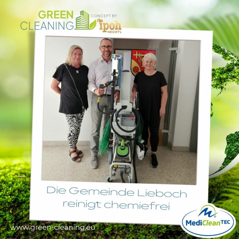 Gemeinde Lieboch reinigt chemiefrei Green Cleaning concept by ipoh Hechtl